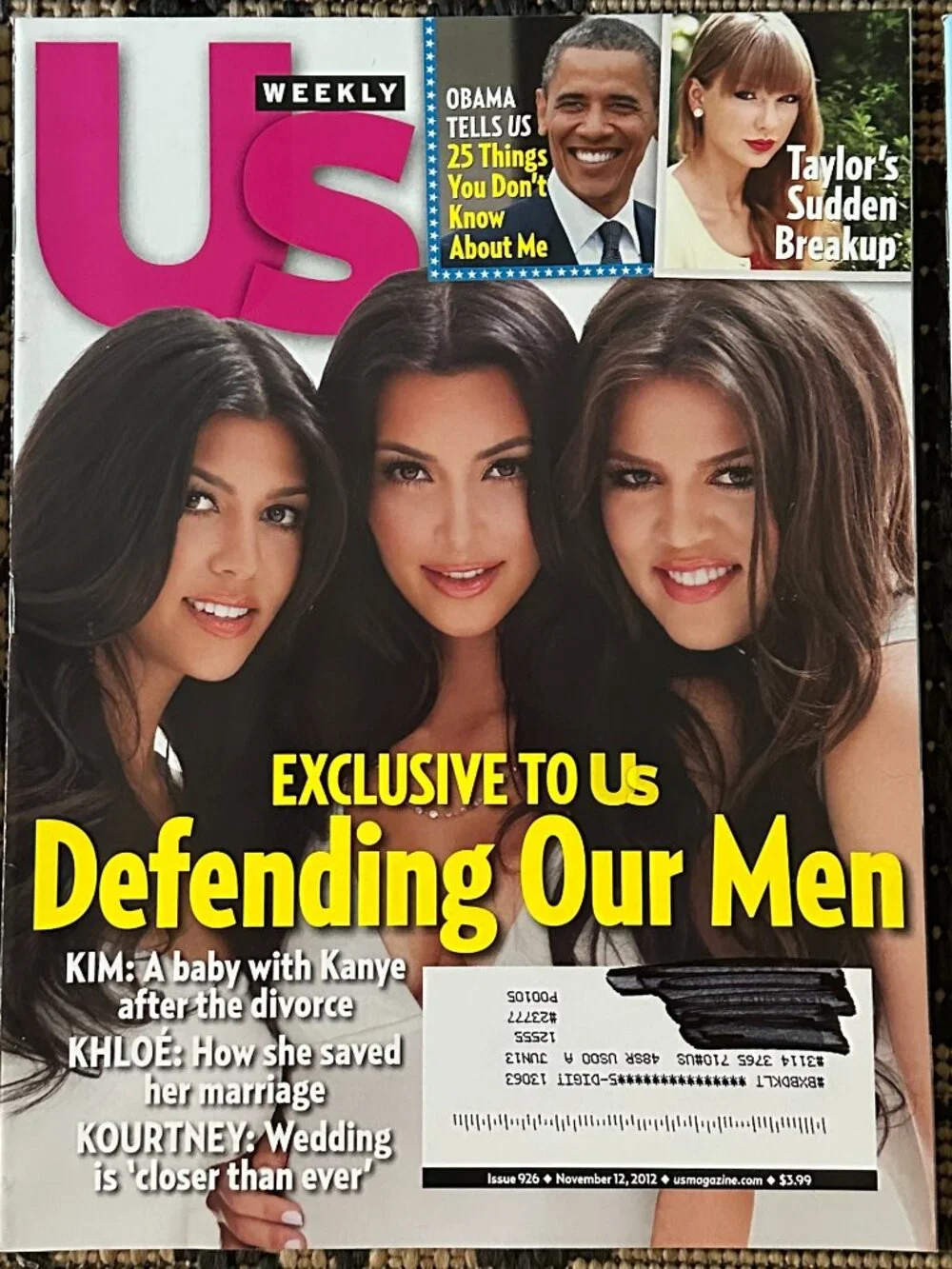 Vintage Lot of 6 US Weekly Magazines 2012 Celebrity Gossip Fashion Party Life